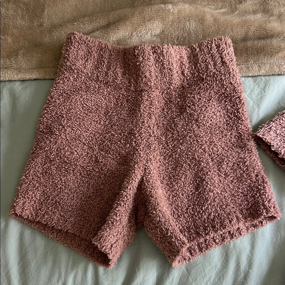 SKIMS Cozy shorts rose clay